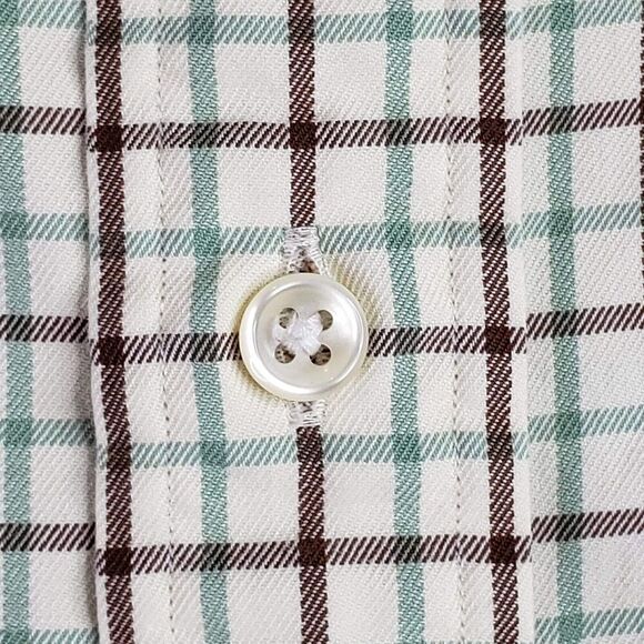 Polo Ralph Lauren Oxford Mens Large Multi Neutral Check LS Button Down Shirt - Picture 5 of 11